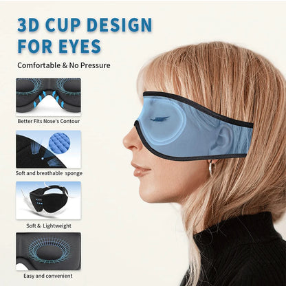 Sleeping eye mask- with Built-in Speaker, bluetooth