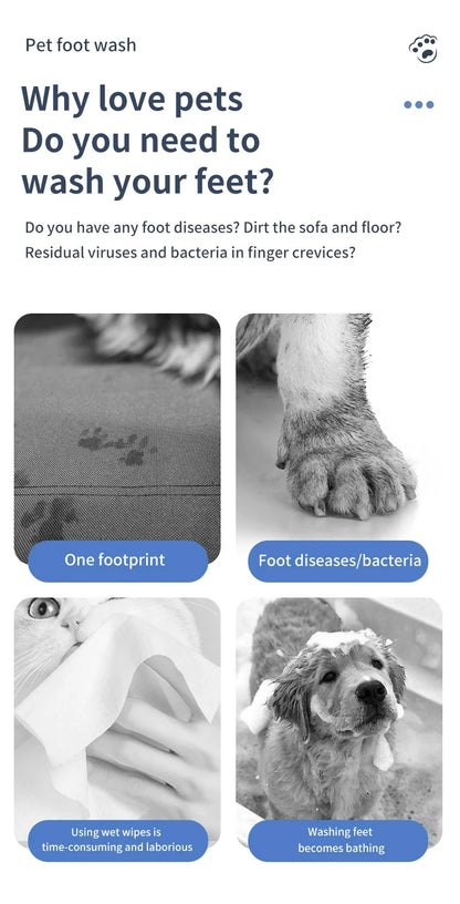Electric Paw Cleaner -portable dog foot washer