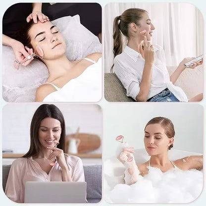 Gua Sha & Facial Roller Tool Kit — Double-Sided Facial Massager Set