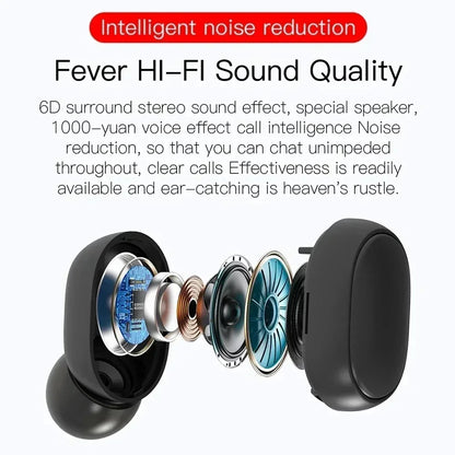E6S Wireless Bluetooth Earbuds- TWS true Wireless stereo