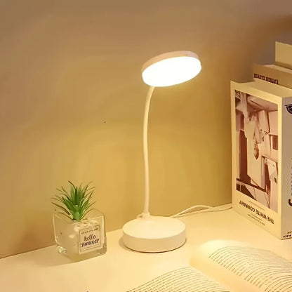 Flexible LED Desk Lamp with 3-Level Dimmer, USB Powert