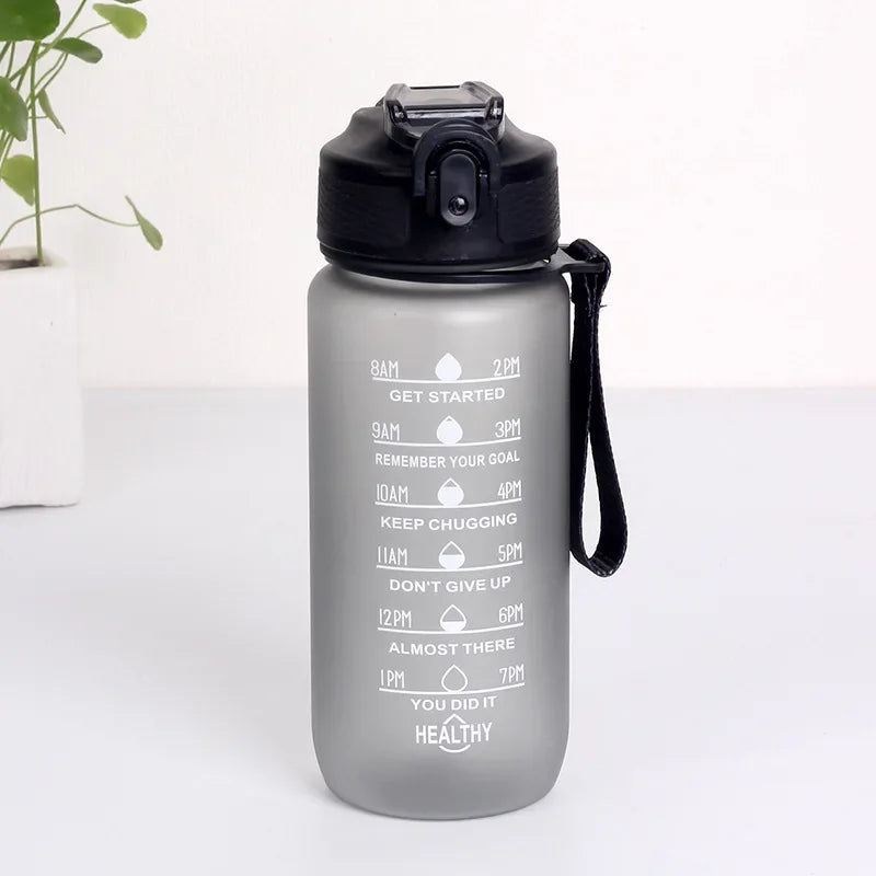 Sports Water Bottle with Time Marker