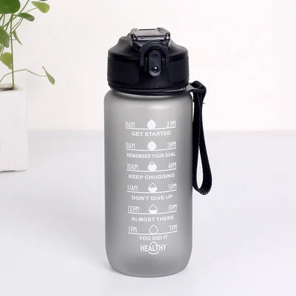 Sports Water Bottle with Time Marker