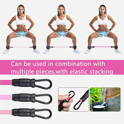 Resistance Band Set — 3-Level Workout & Ankle Exercise Kit