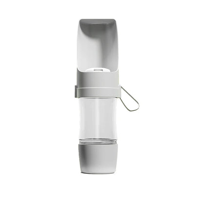 Pet Travel Water Bottle & Food Container — Portable Foldable 2-in-1