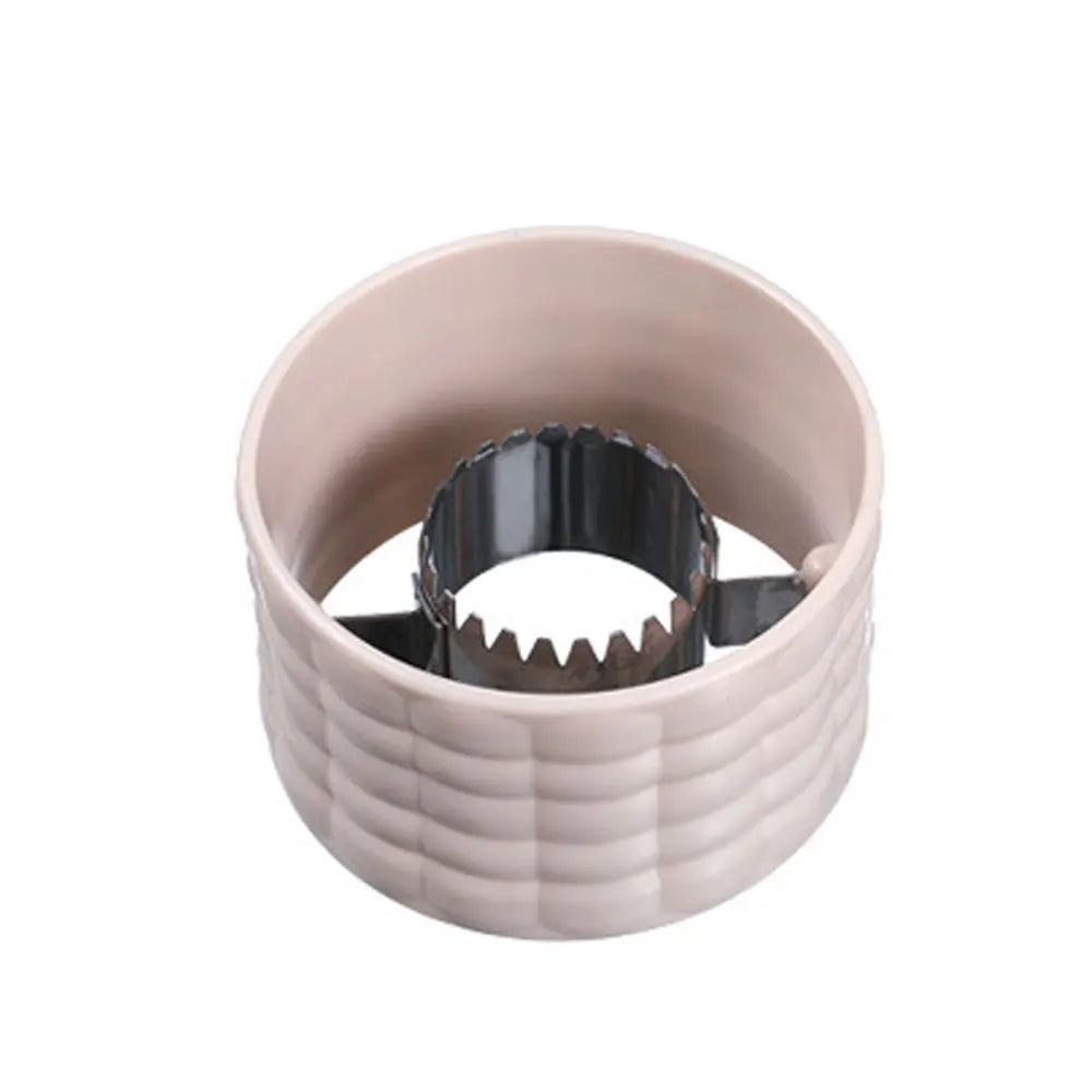 Corn cob peeler/striper