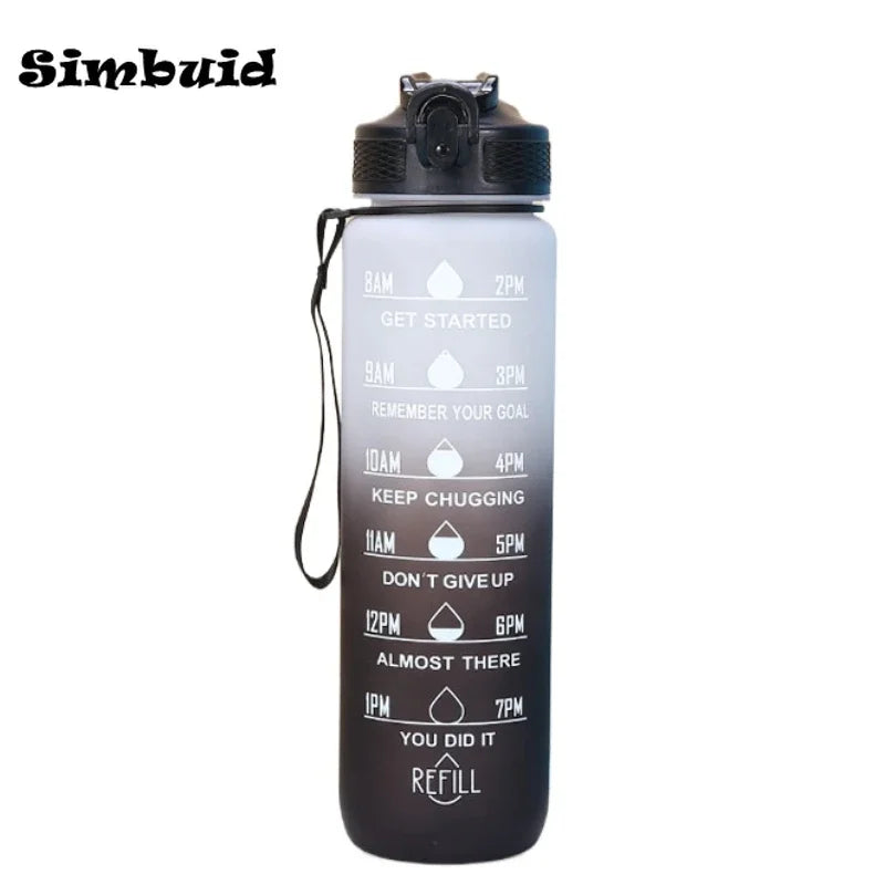 Sports Water Bottle with Time Marker