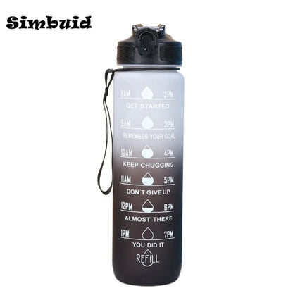 Sports Water Bottle with Time Marker