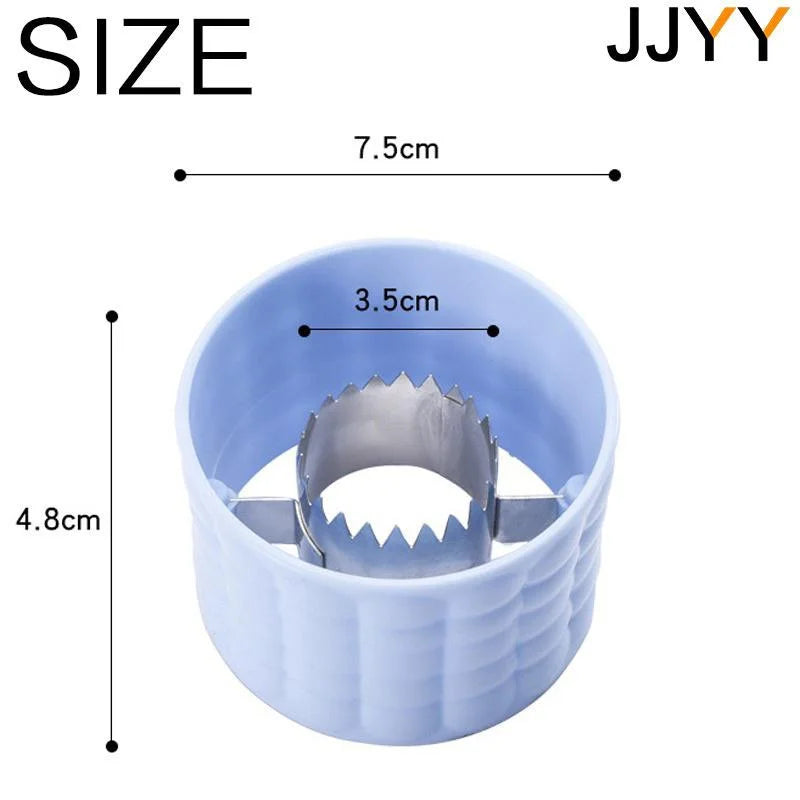 Corn cob peeler/striper