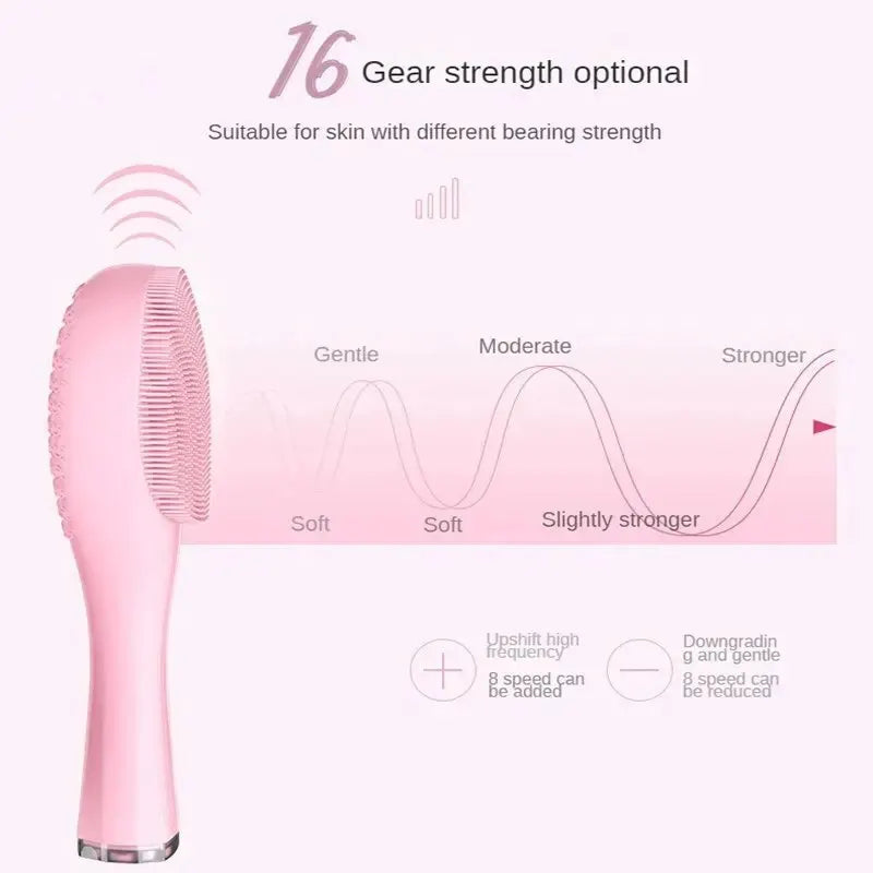 Electric silicon Facial Cleansing Brush