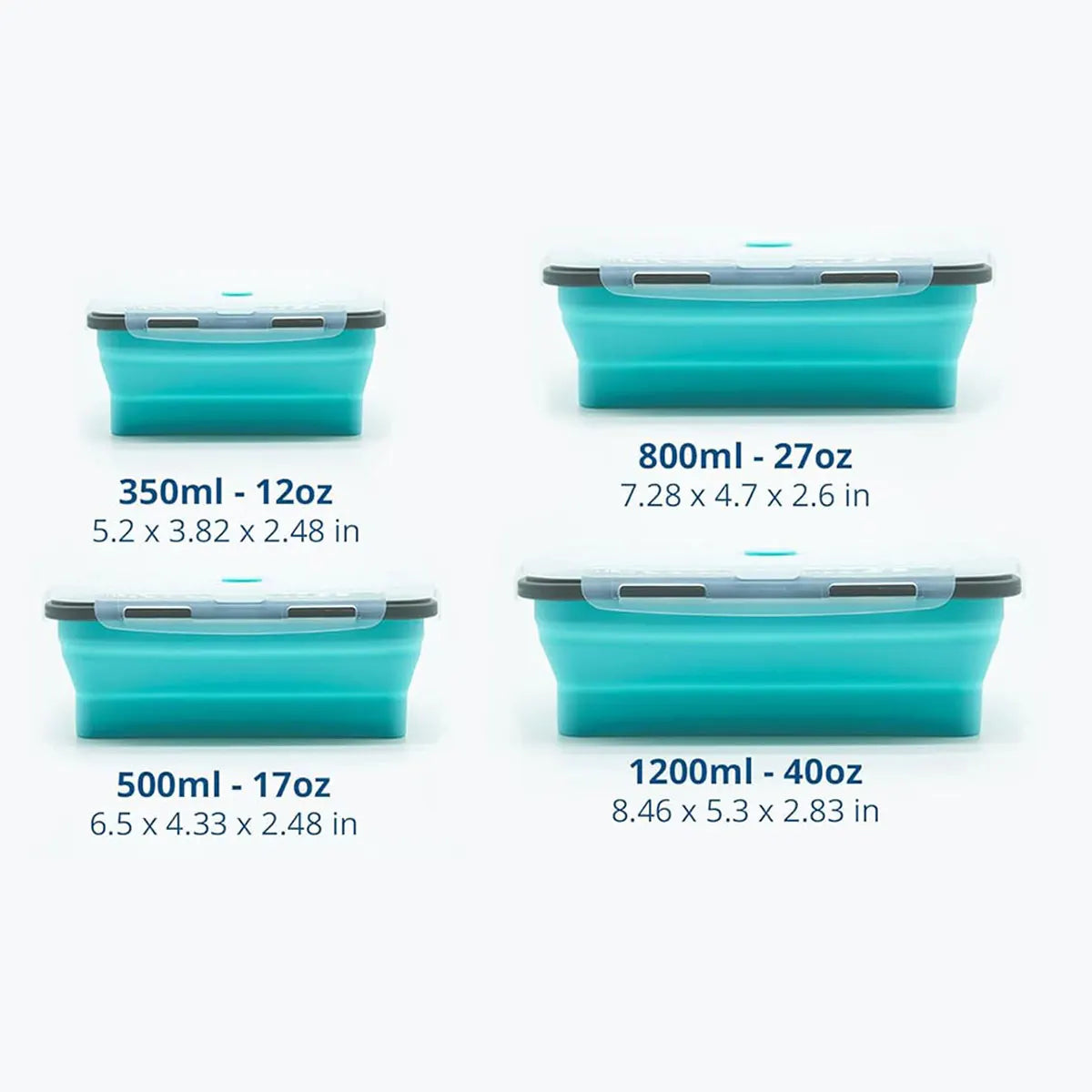 Collapsible Silicone Food  Containers