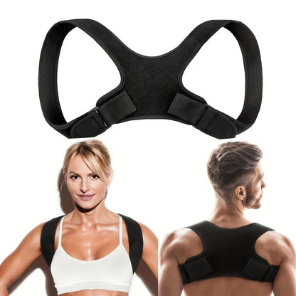Adjustable Back Posture Corrector — Breathable & Discreet