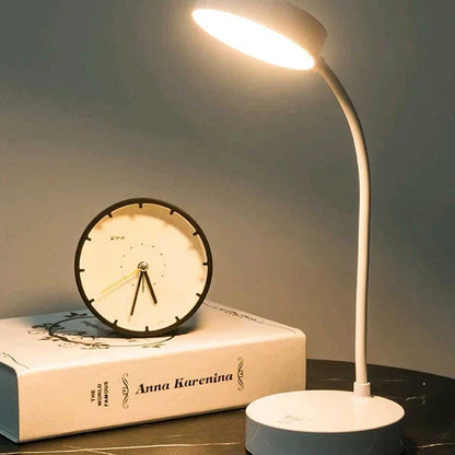 Flexible LED Desk Lamp with 3-Level Dimmer, USB Powert