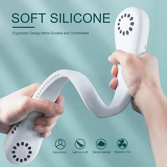 Flexible mini neck fan