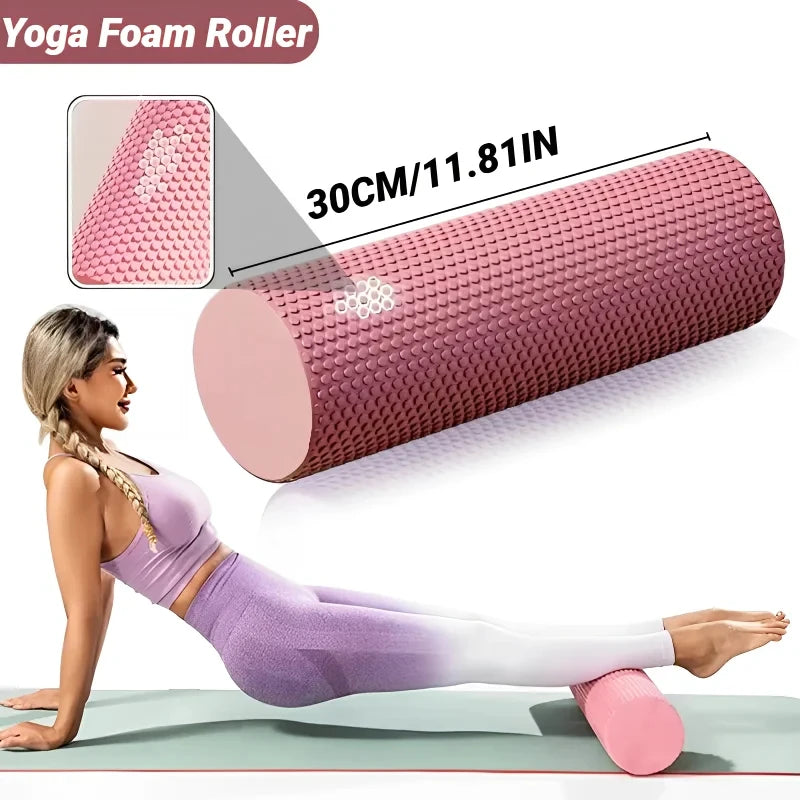 Hexagonal Yoga Foam Roller — Deep Tissue Muscle Recovery