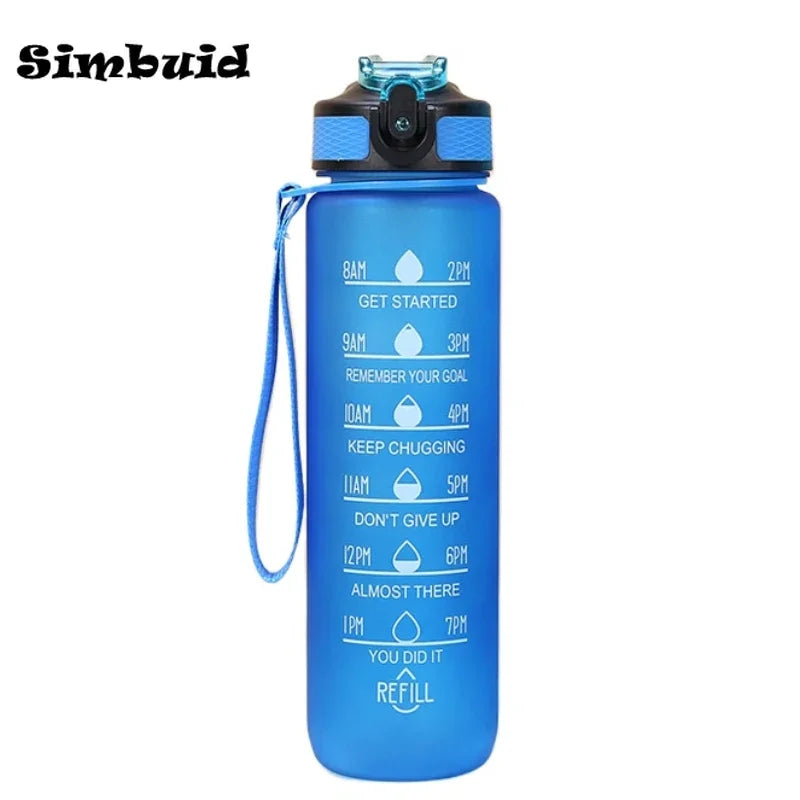 Sports Water Bottle with Time Marker