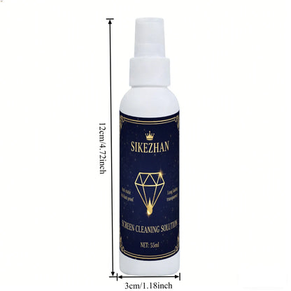 Universal Screen Cleaner Spray Kit- with Polishing Cloth