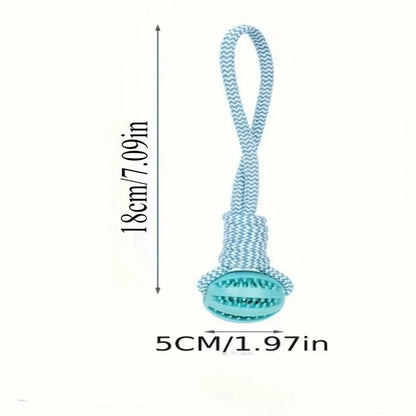 Cotton Rope & Rubber chew ball