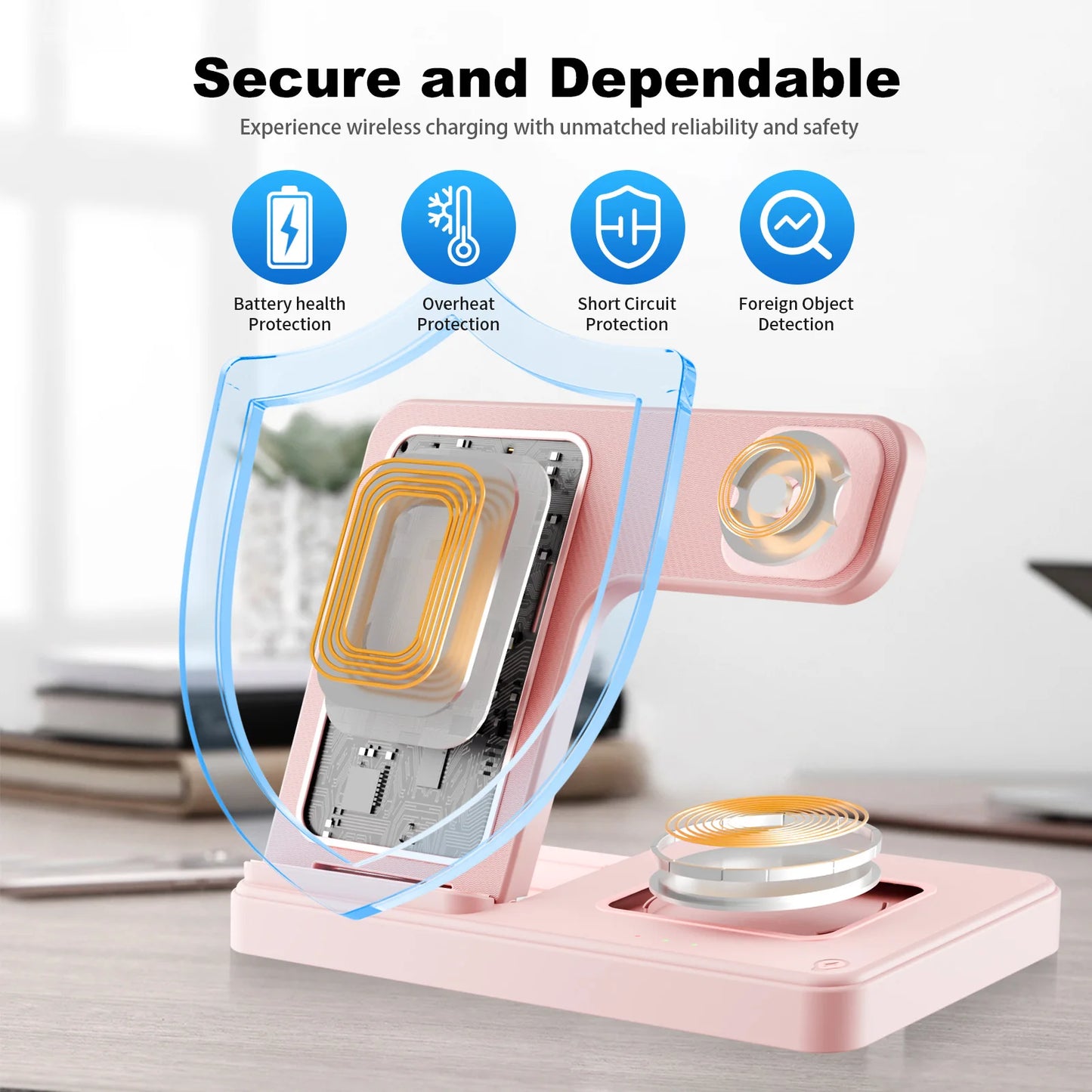 3 In 1 Magnetic Wireless Charger
