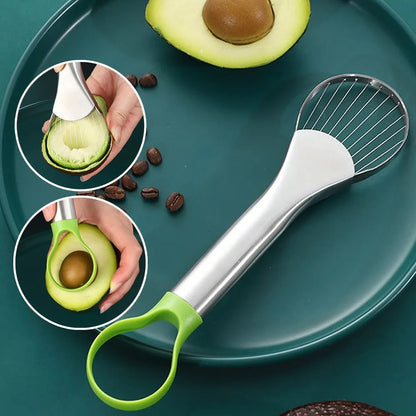 2 in 1 Stainless Steel Avocado Cutter