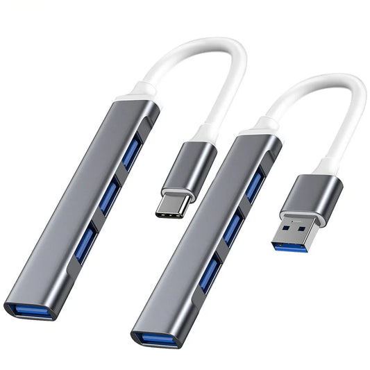 USB-C Hub 3.1 — 4-Port Multi Splitter with OTG Support