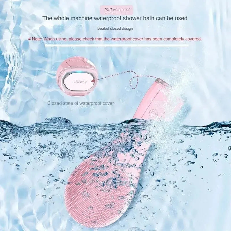 Electric silicon Facial Cleansing Brush