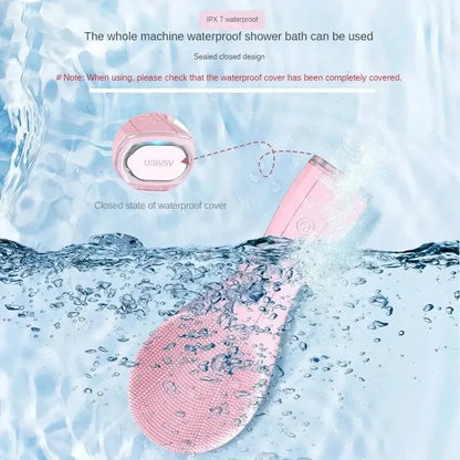 Electric silicon Facial Cleansing Brush