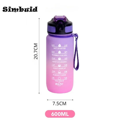 Sports Water Bottle with Time Marker