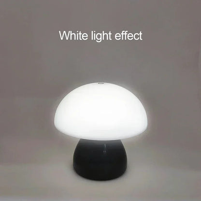Mushroom LED Table Lamp Touch Dimming USB Charging Night Light for Bedroom/Desk/Coffee Bar Decorative Ambient Night Lighting