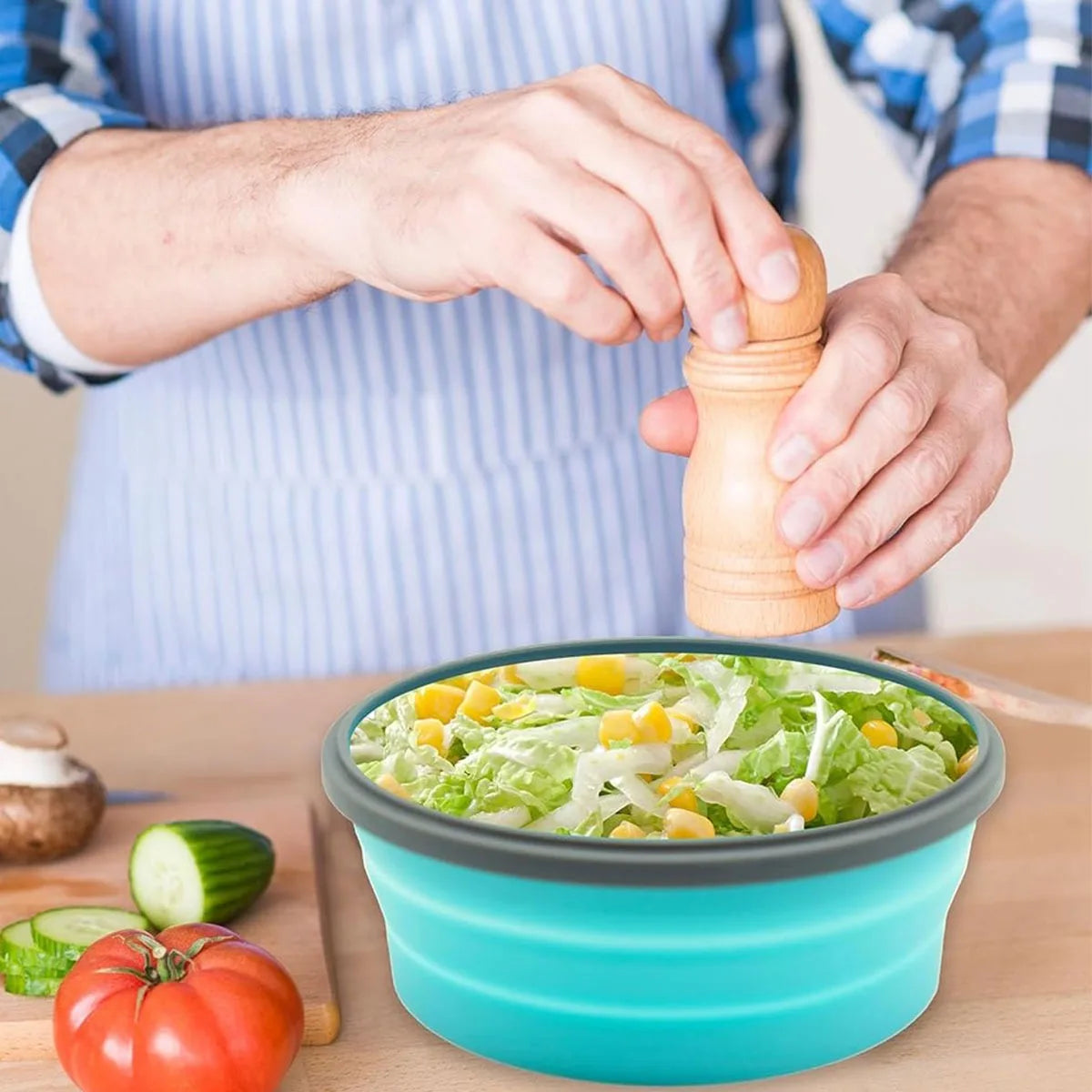 Collapsible Silicone Food  Containers