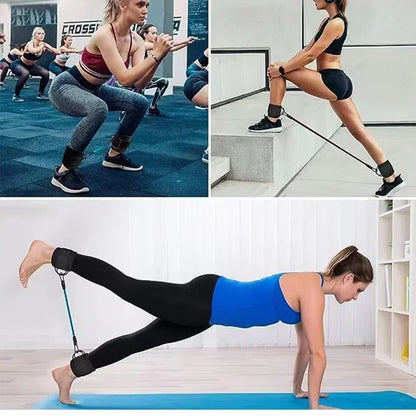 Resistance Band Set — 3-Level Workout & Ankle Exercise Kit