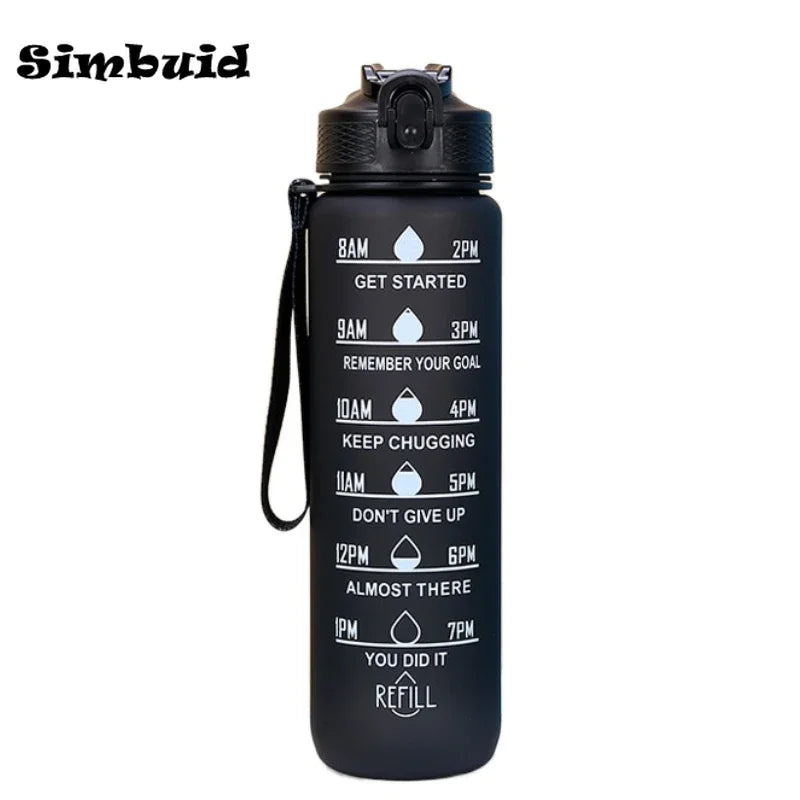 Sports Water Bottle with Time Marker