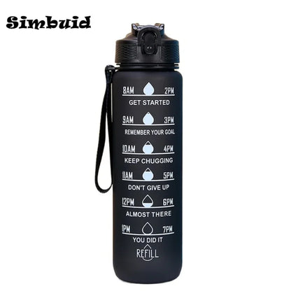 Sports Water Bottle with Time Marker