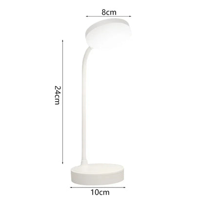 Flexible LED Desk Lamp with 3-Level Dimmer, USB Powert