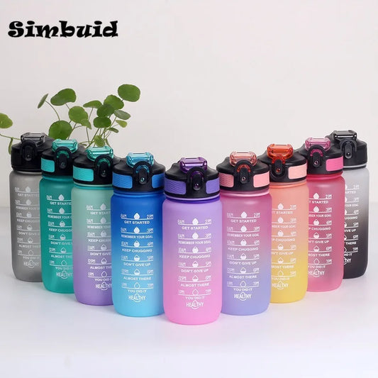 Sports Water Bottle with Time Marker