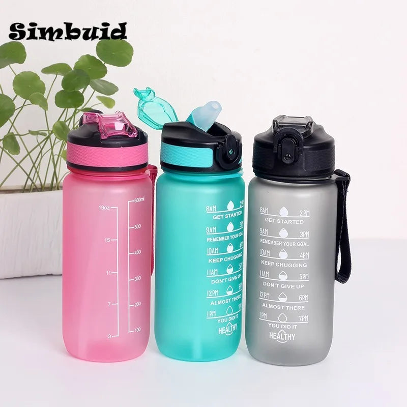 Sports Water Bottle with Time Marker