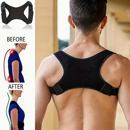 Adjustable Back Posture Corrector — Breathable & Discreet
