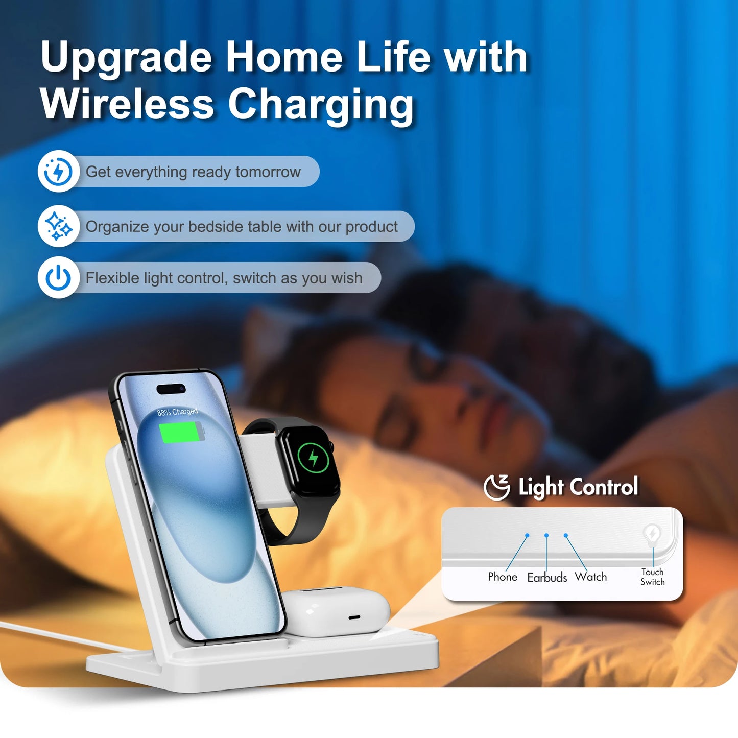 3 In 1 Magnetic Wireless Charger