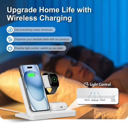 3 In 1 Magnetic Wireless Charger